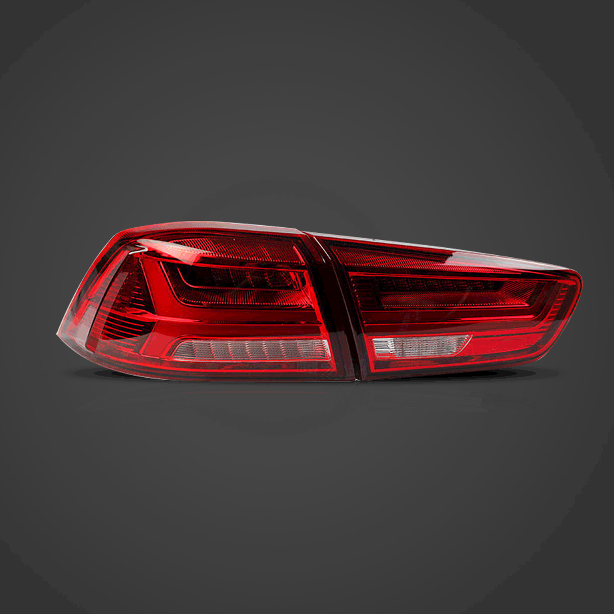 LED Tail Light Assembly With Sequential Turn Signal For 2008-2017 Mitsubishi Lancer & EVO X