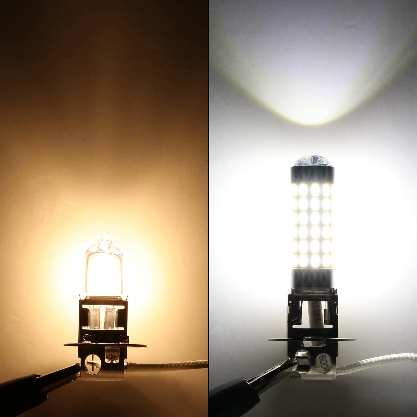 H3 LED Fog Light/DRL Bulbs 6W 2000ML 6500K White | 2 Bulbs