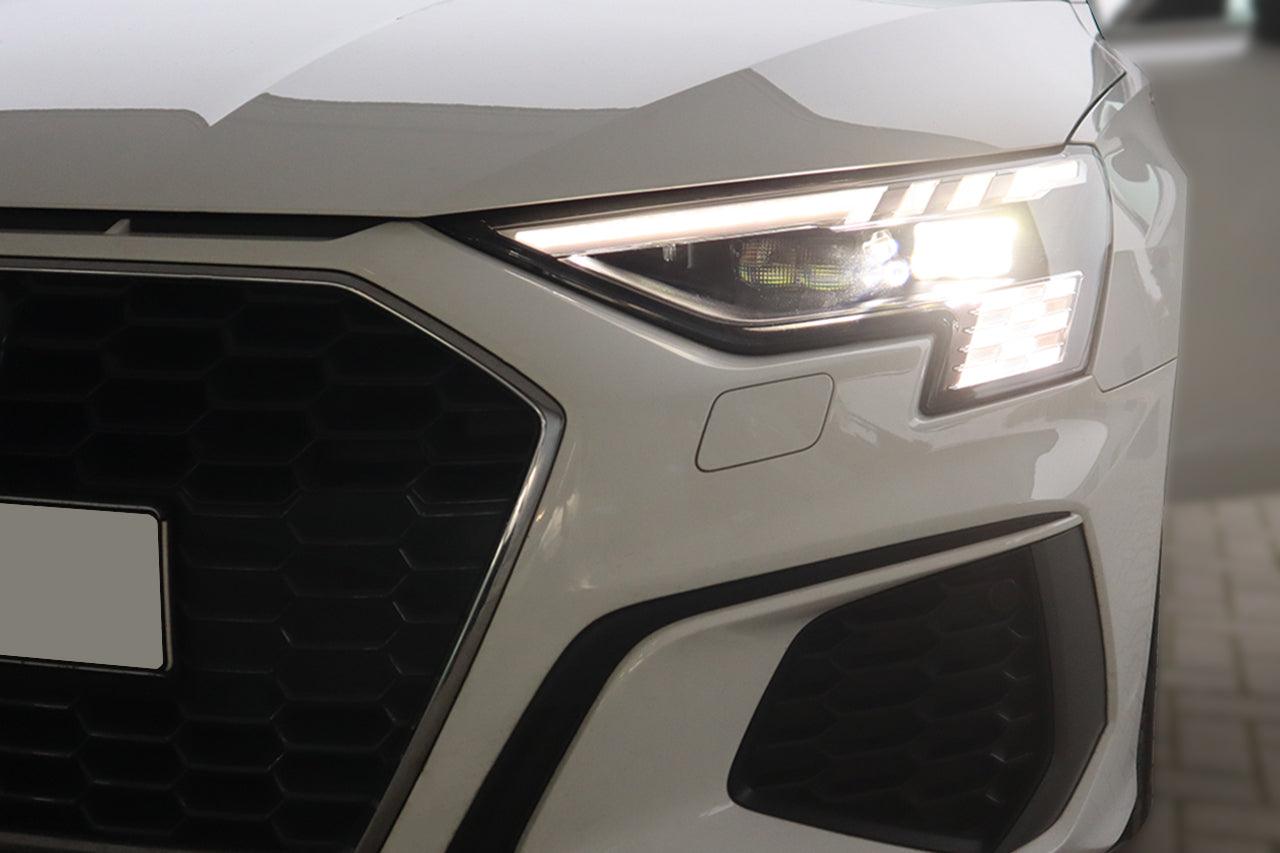LED Matrix headlights with LED DRL and dynamic blinker for Audi A3 8Y - SPEED LIGHT