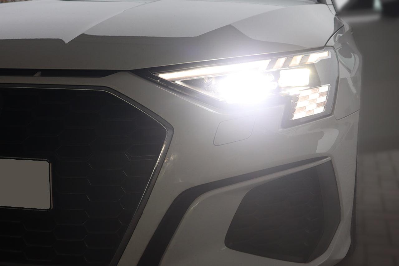 LED Matrix headlights with LED DRL and dynamic blinker for Audi A3 8Y - SPEED LIGHT