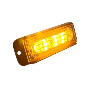 Feu ¢ ←clat led bicolore orange bleu