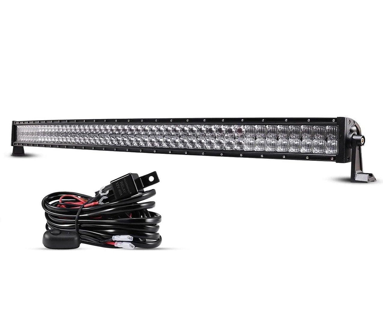 22 Inch-52 Inch 5D Series Straight/Curved Combo Beam Double Row LED Light Bar for 2016 Ford F150