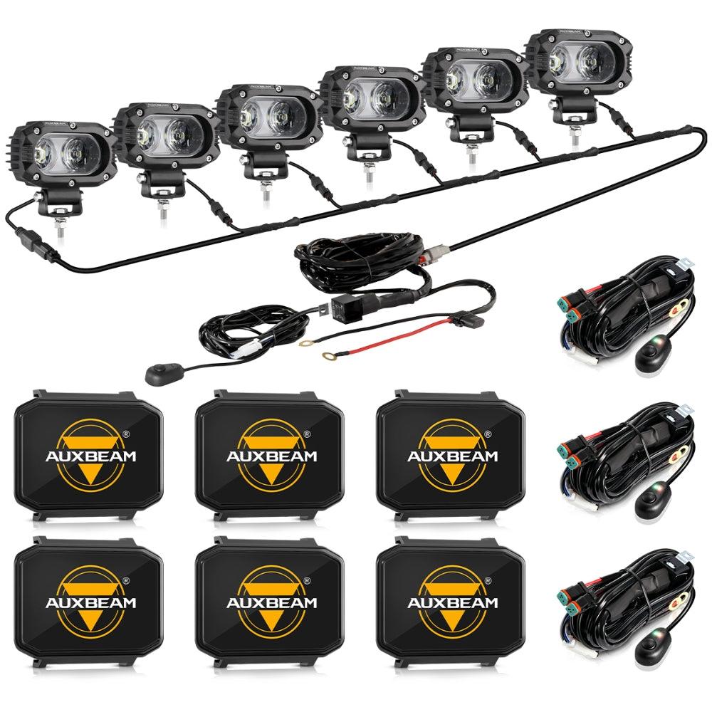 R4 Series 4 Inch 60W Lentille Corrugée 120° LED Pods