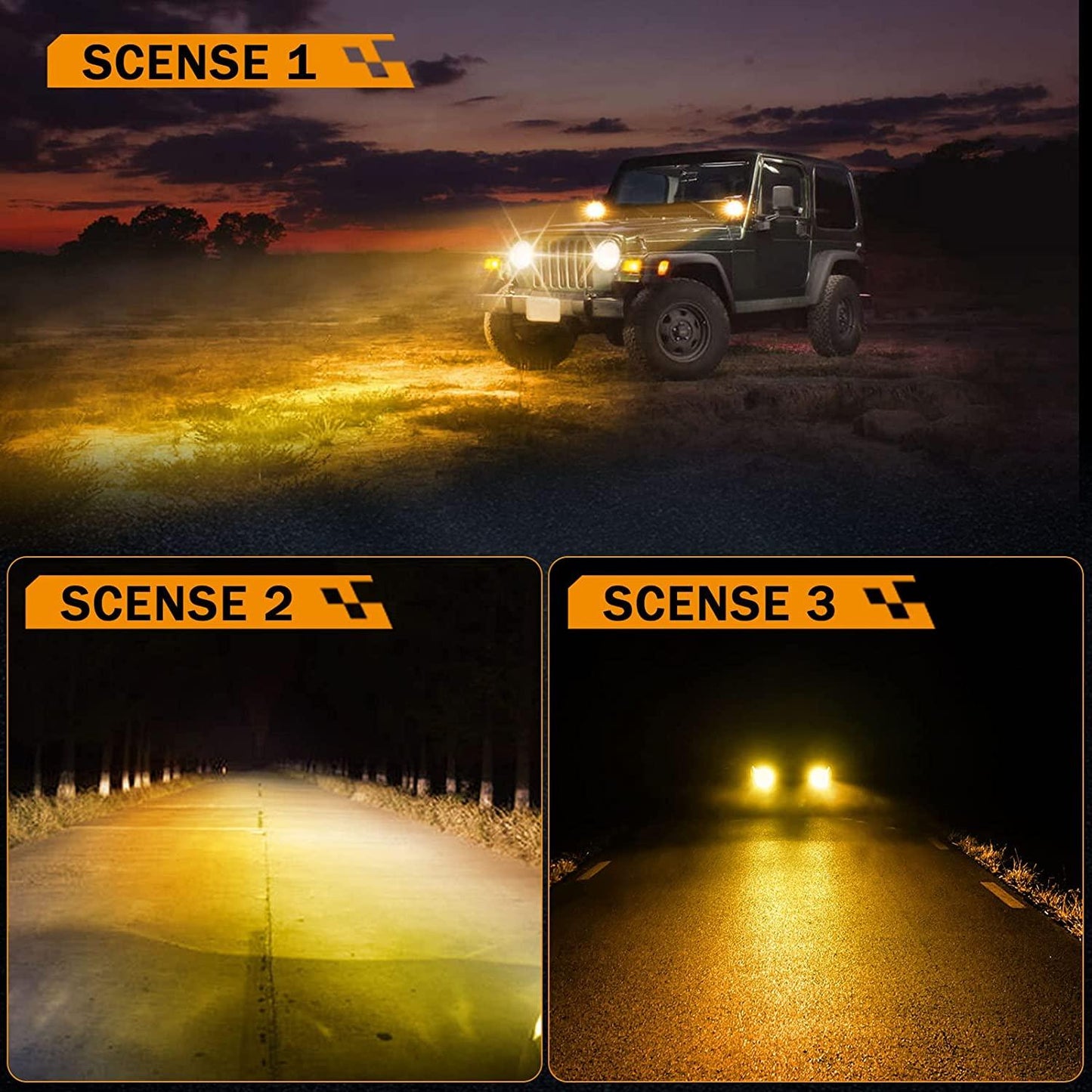 P4 Series 4 Pouces 90W 9000LM Feux De Conduite LED 6 Modes