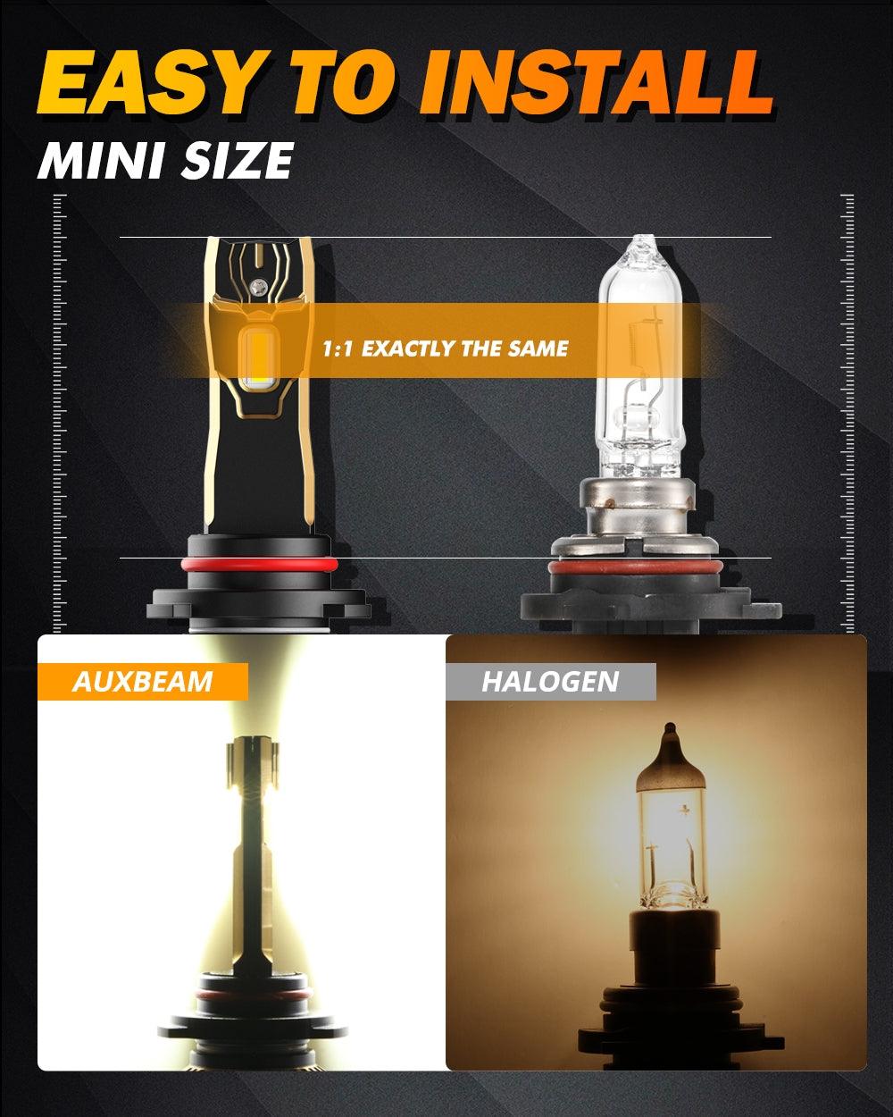For 2020 Ram 1500 9005 H11 LED Headlights Bulbs Bundle