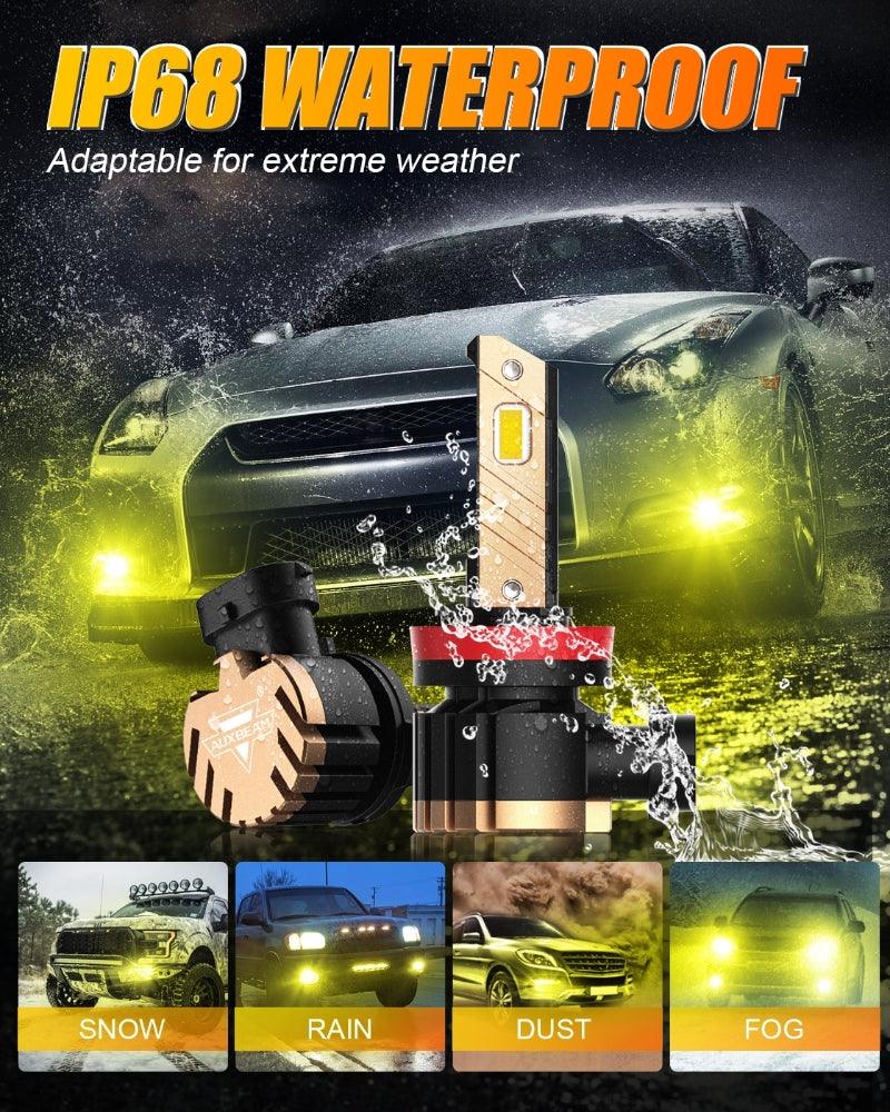 (2pcs/set) H11/H8/H9 8000LM Cool White/Yellow Z3 LED Fog Light/DRL BULBS 44W