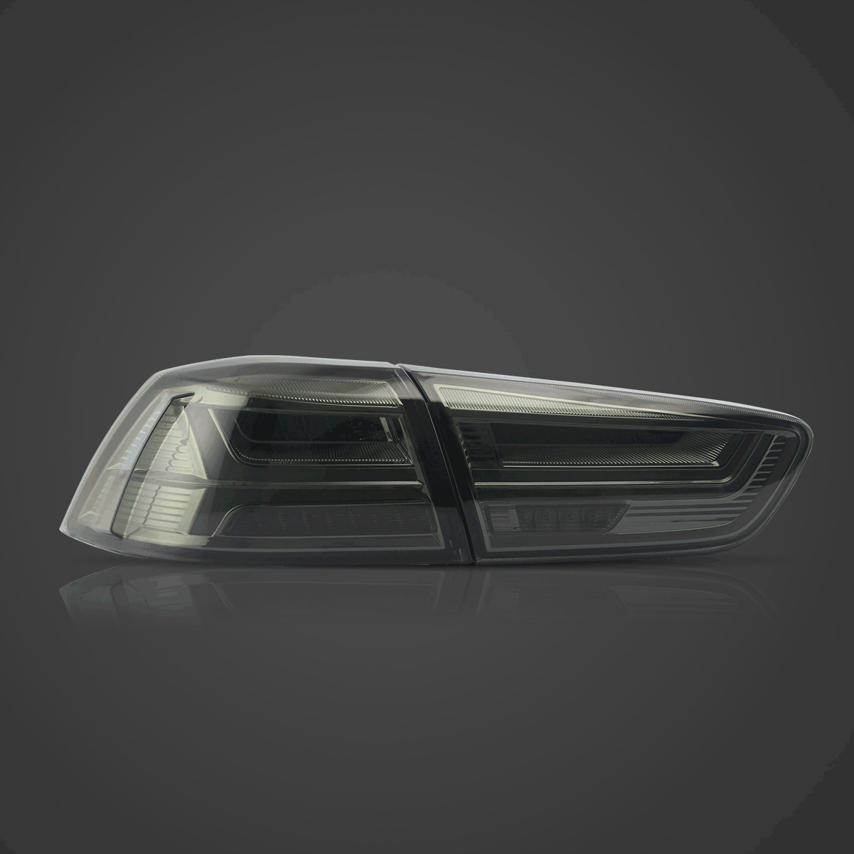 LED Tail Light Assembly With Sequential Turn Signal For 2008-2017 Mitsubishi Lancer & EVO X