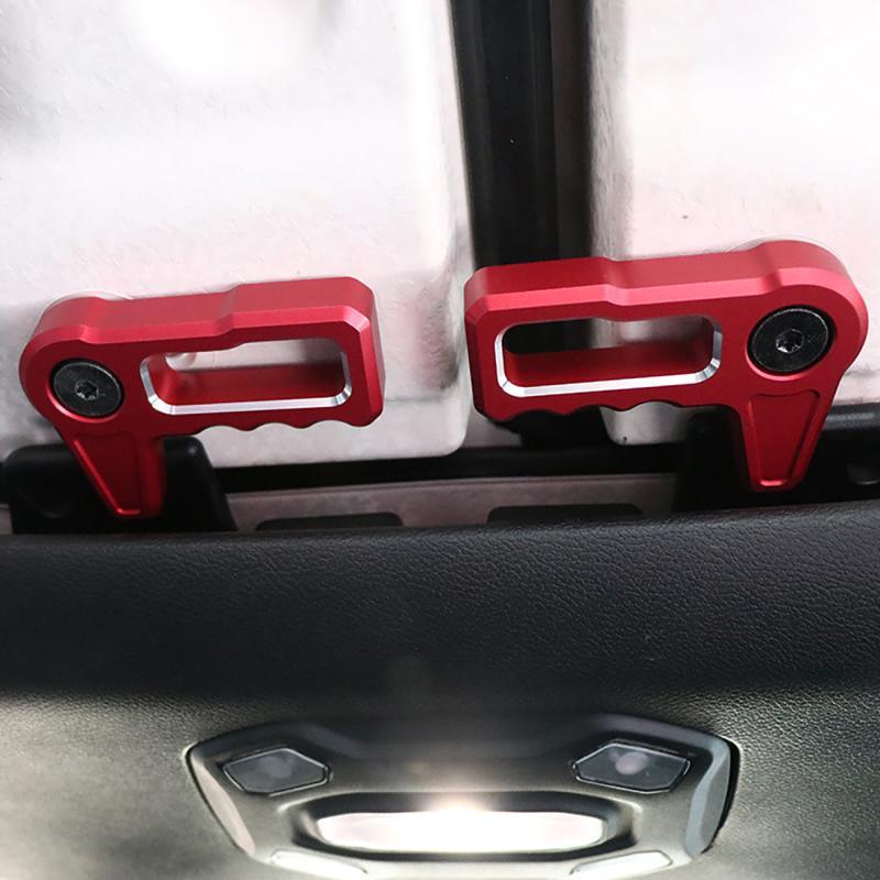 (6pcs/set) Top Roof Switch Handle for 2018-2022 Jeep Wrangler JL (Red/Black)