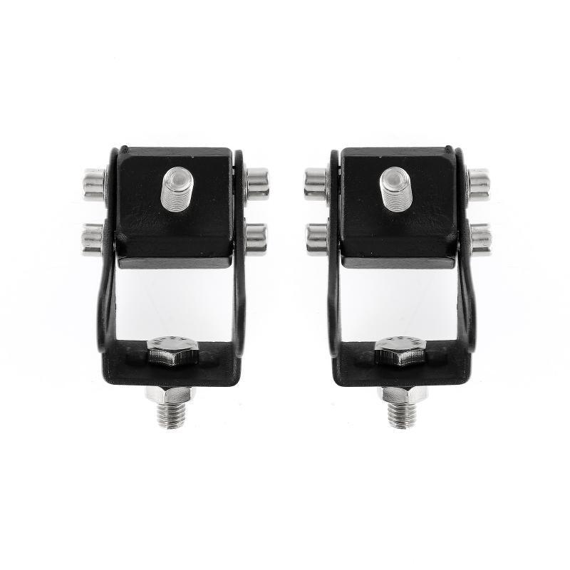 (2 unids/set) Base de barra de luz LED soporte de montaje deslizante Universal