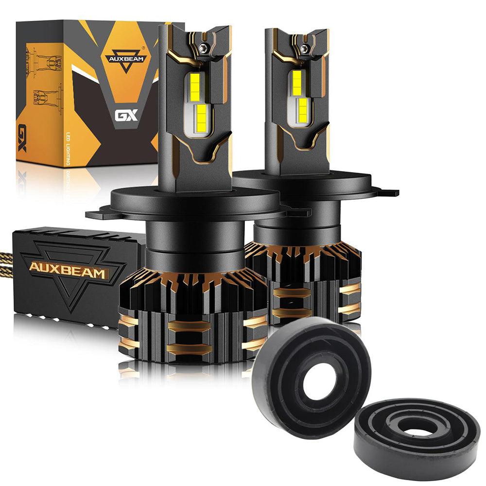 Bombillas LED para faros delanteros H4/9003 120W 25000LM Serie GX Más brillante 6500K Blanco frío | 2 bombillas