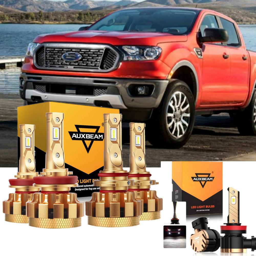 Para 2019 2020 FORD RANGER F-16 Plus Series Canbus incorporado grado automotriz 28000LM bombillas LED paquete de haz alto y bajo