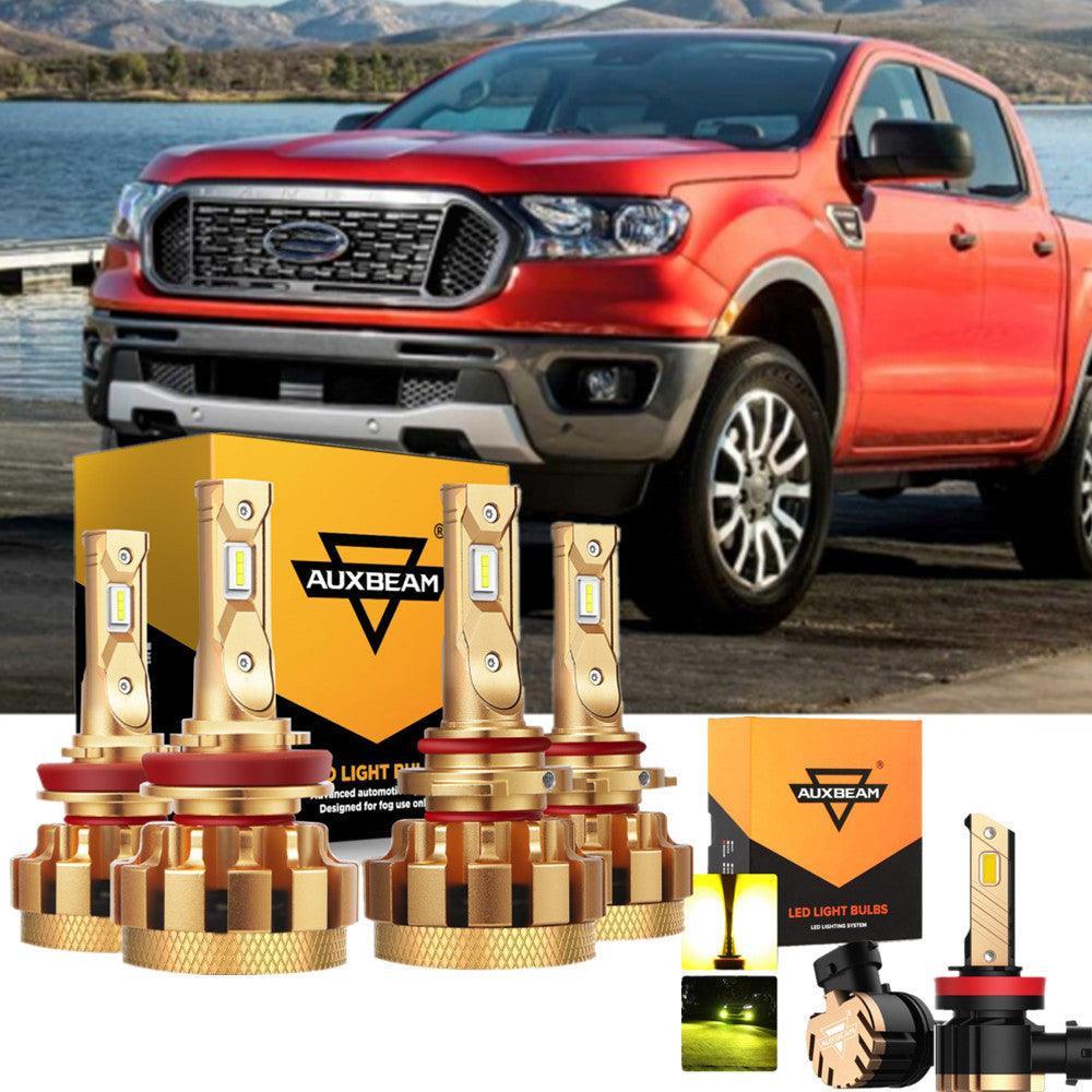 Para 2019 2020 FORD RANGER F-16 Plus Series Canbus incorporado grado automotriz 28000LM bombillas LED paquete de haz alto y bajo