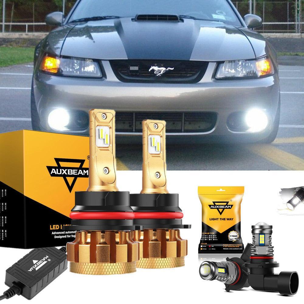 Para Ford Mustang SVT COBRA F-16 Plus Series 2003-2004 Canbus integrado grado automotriz 14000LM bombillas LED paquete de haz alto y bajo