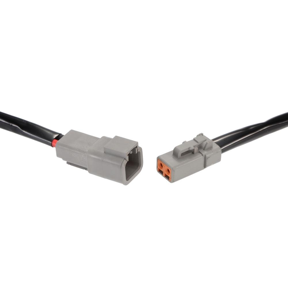 8-LED Pod Light Power Wiring Harness Kit with 2 PIN DT Plug