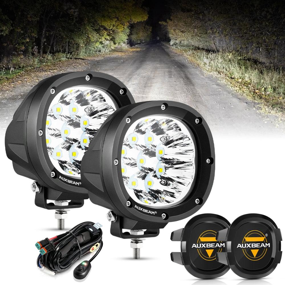 Serie P4 | Luces de conducción LED redondas de 4 pulgadas y 90 W, luces de vaina blancas