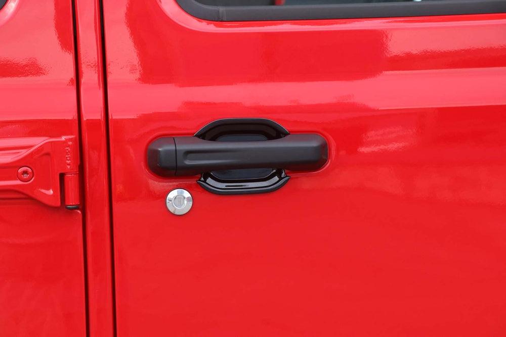 (5pcs/set) Door Handle Bowl Exterior Trim, Door Handle Recess Guard Trim Cover for Jeep Wrangler JL 2018-2022