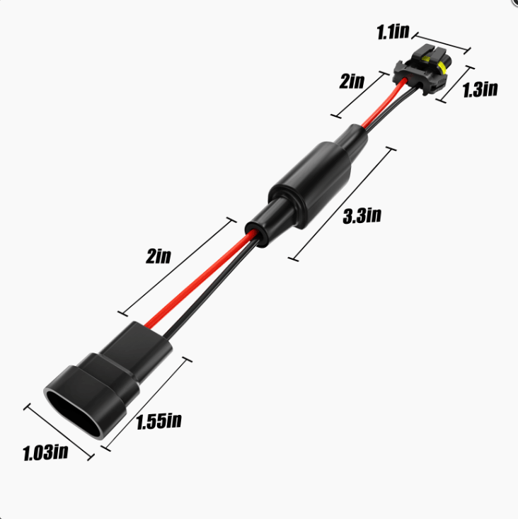 H10/9145/9140 C15-Model Decoder Enhanced LED DRL Fog Light Canbus Load Resistor Conversion Kit 2pcs/Set