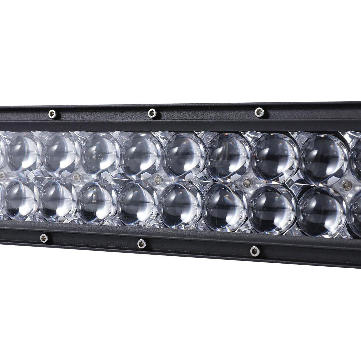 52" 5D-Series Straight LED Light Bar&Windshield Mounting Brackets For Jeep Wrangler JK 2007~2017