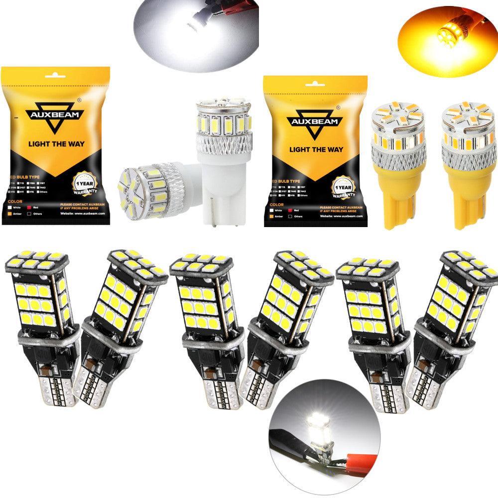 Para Ford Ranger 2008 Bombillas LED Paquete de bombillas interiores exteriores delanteras