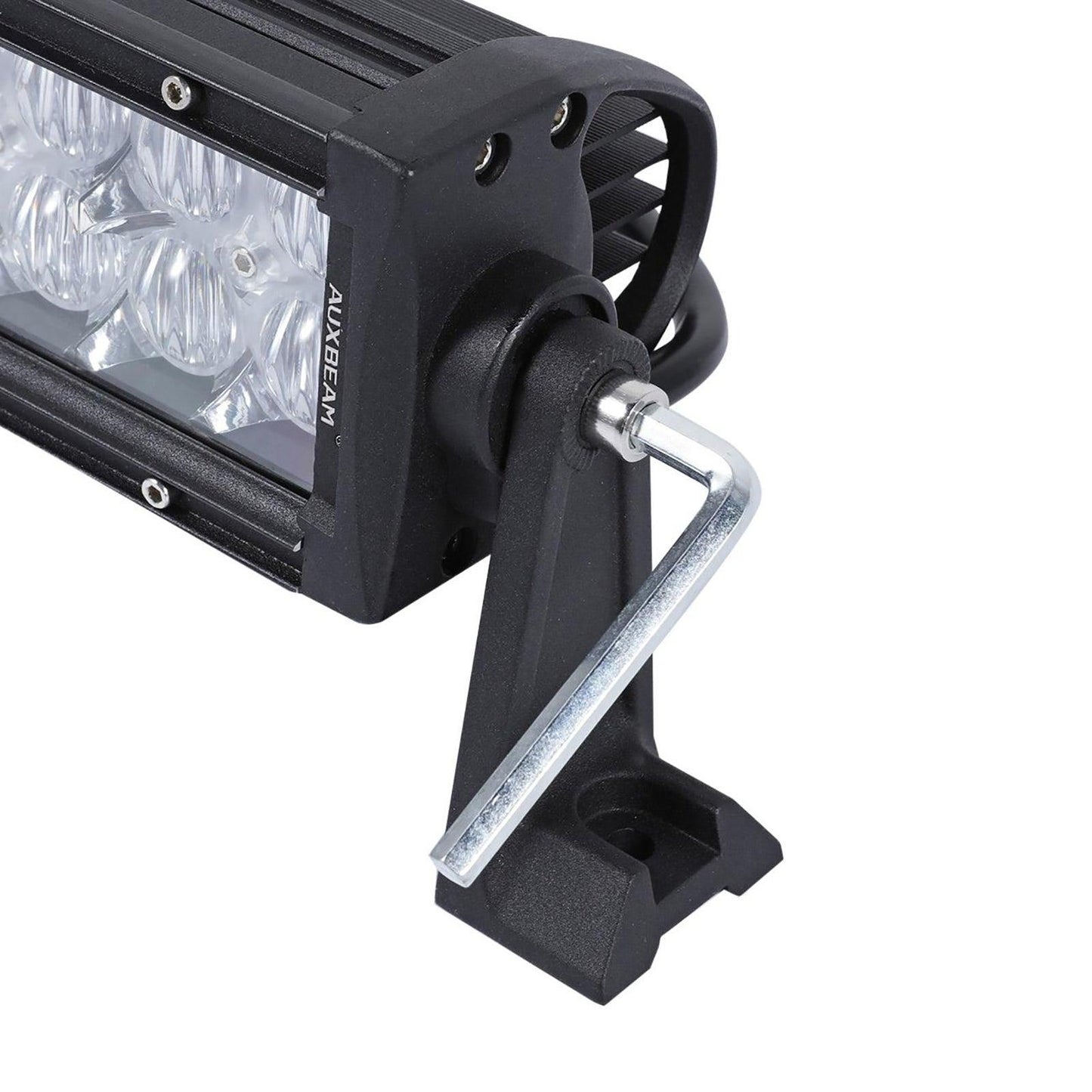 52" 5D-Series Straight LED Light Bar&Windshield Mounting Brackets For Jeep Wrangler JK 2007~2017