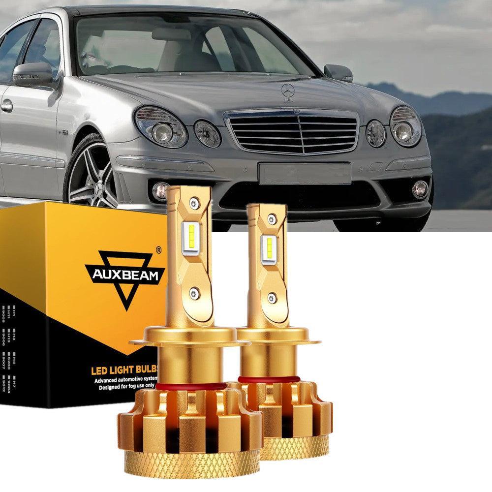 Para Mercedes-Benz E63 AMG 2007-2013 con faros halógenos serie F-16 Plus bombillas LED Canbus integradas paquete de haz alto y bajo