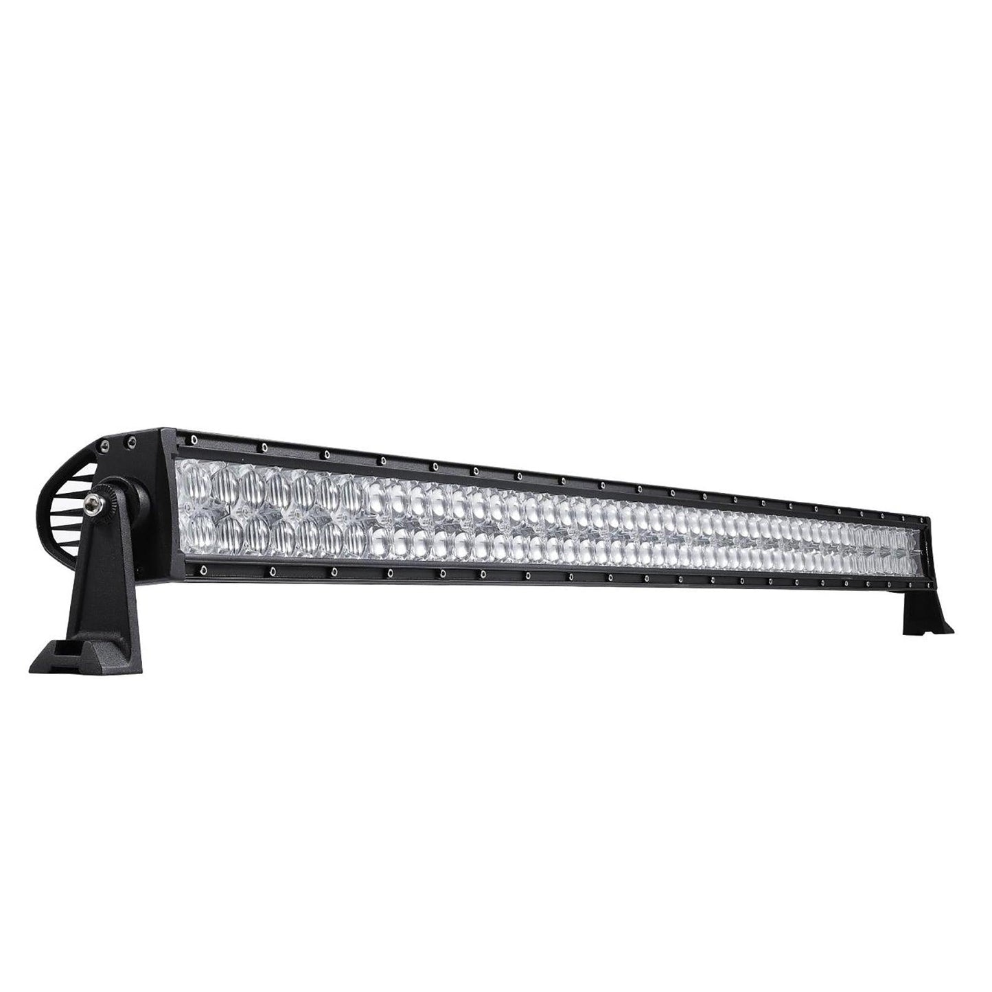 52" 5D-Series Straight LED Light Bar&Windshield Mounting Brackets For Jeep Wrangler JK 2007~2017