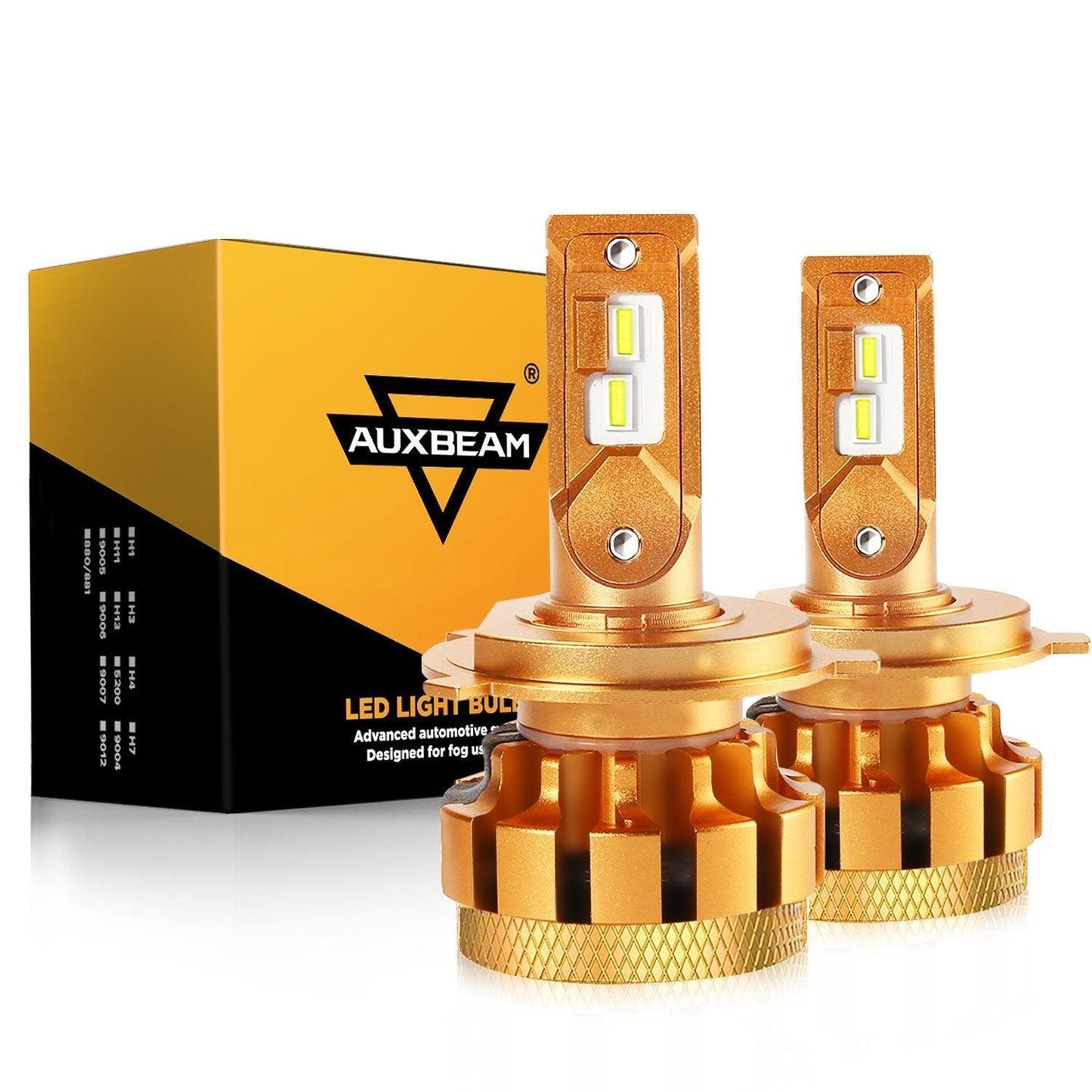 2010-2019 Nissan Navara H4 9003 HIGH LOW BEAM LED Light Bulbs F-16 Plus Series Automotive Grade 14000LM