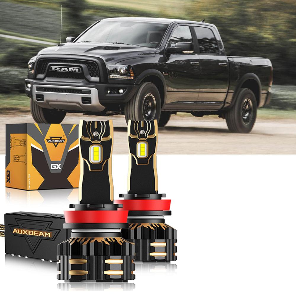 For 2015 Ram 1500 (without projector-type headlights) 9005 H11 LED Headlight Bulbs Bundle