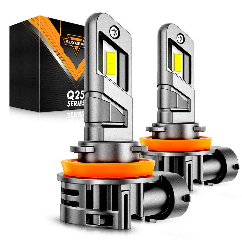 🆕Real 1:1 Size Q25 Series 20000LM 70W LED Headligt Bulbs 6500K Cool White