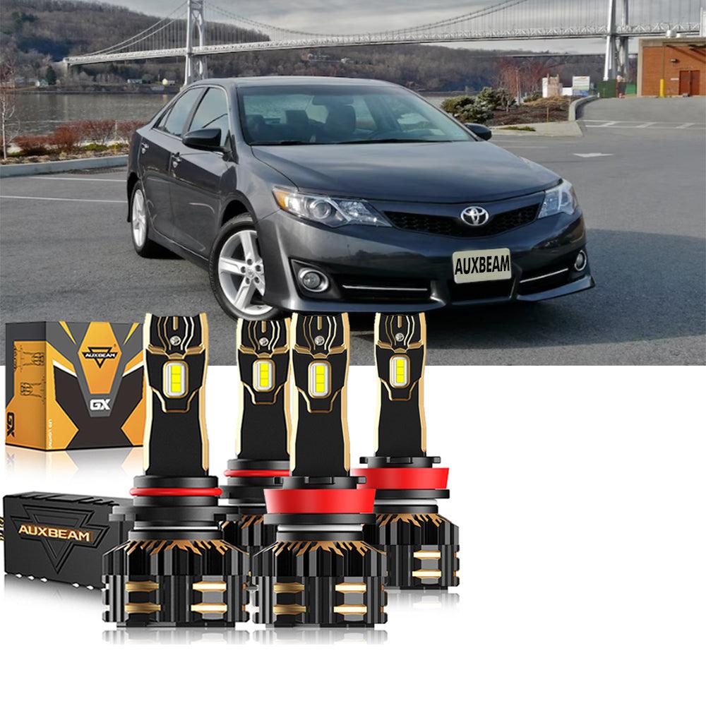 Para Toyota Camry 2012-2014 9005 H11 Paquete de bombillas LED para faros delanteros