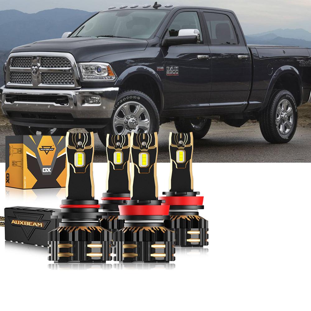 For 2016-2017 Ram 2500 (without projector-type headlights) 9005 H11 LED Headlights Bulbs Bundle
