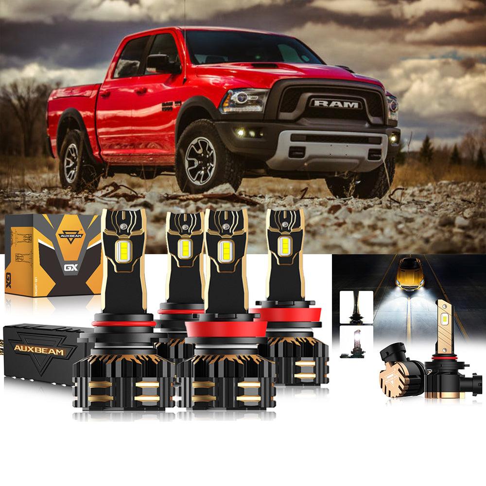 For 2016-2017 Ram 1500 ( without projector-type headlights) 9005 H11 LED Headlight Bulbs Bundle
