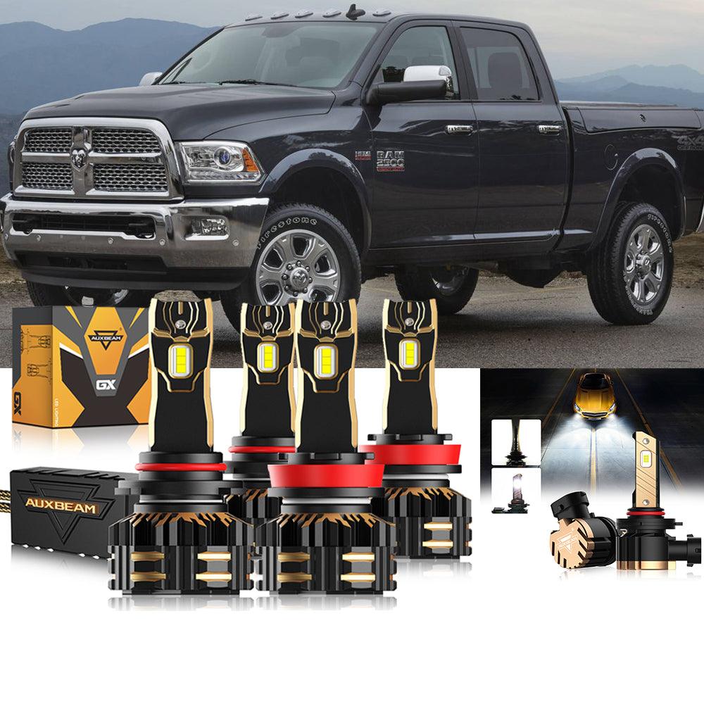 For 2016-2017 Ram 2500 (without projector-type headlights) 9005 H11 LED Headlights Bulbs Bundle