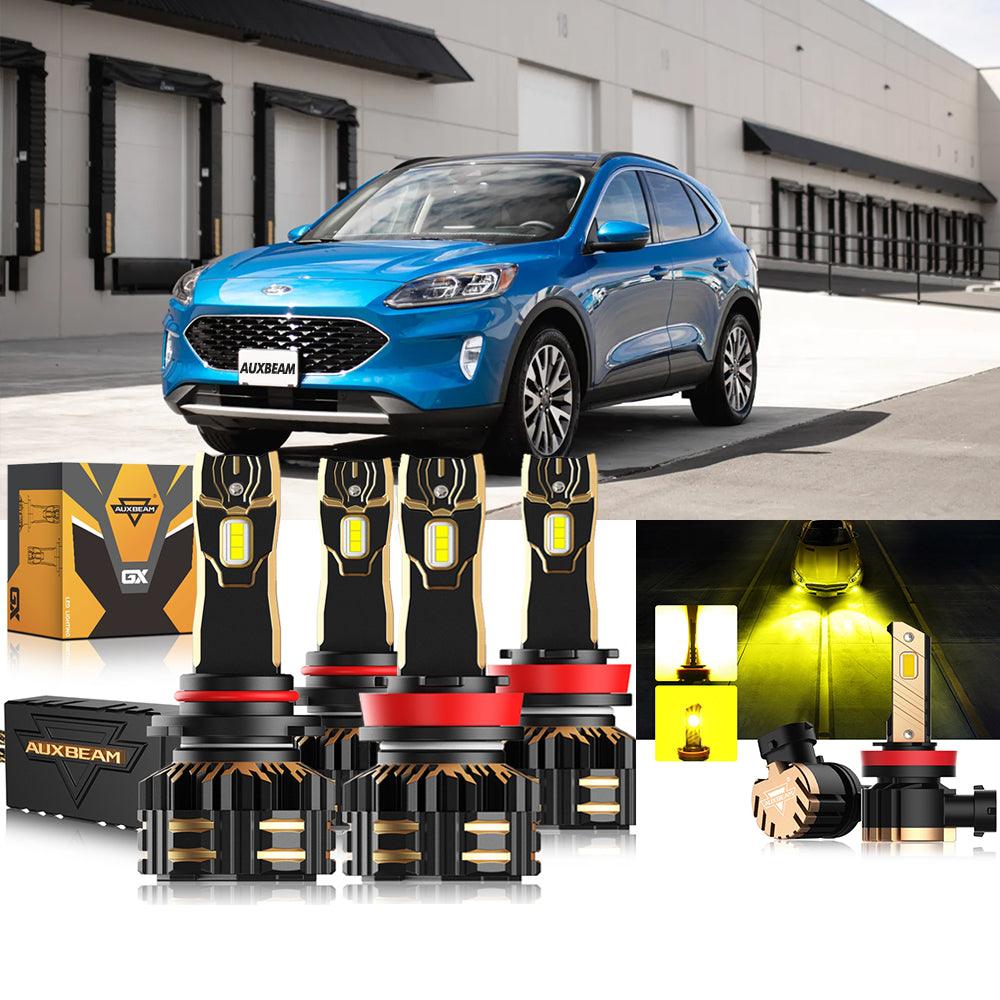 For 2020 Ford Escape 9005 H11 LED Headlight Bulbs Bundle