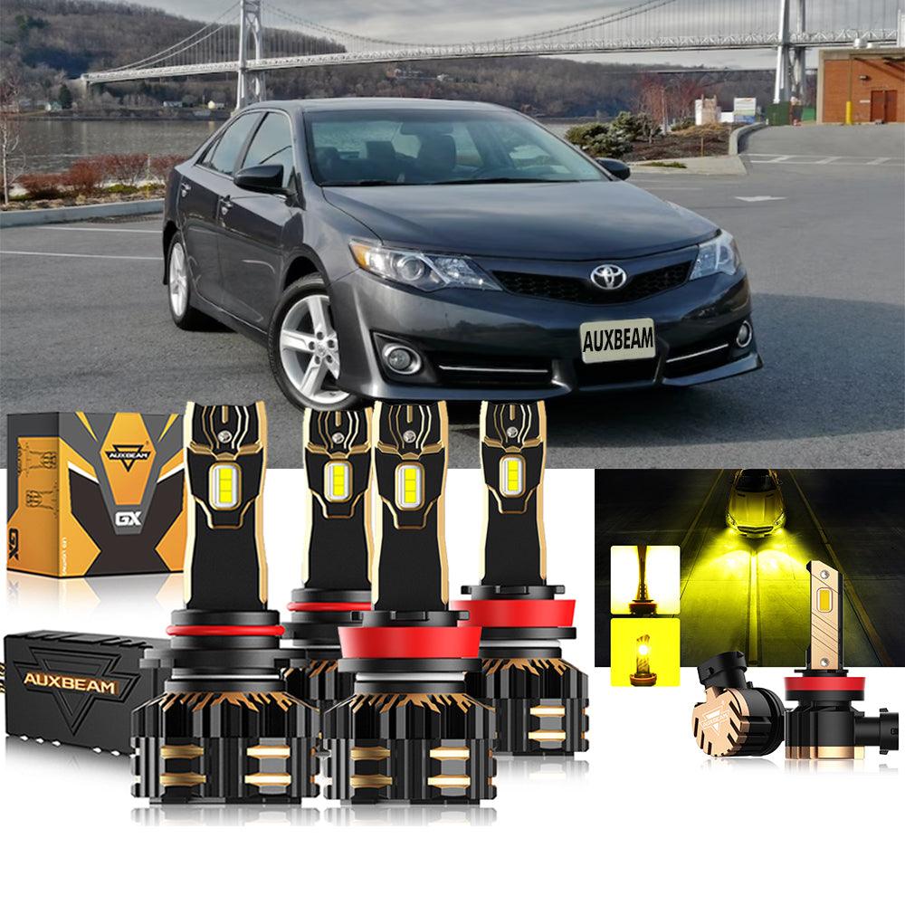 Para Toyota Camry 2012-2014 9005 H11 Paquete de bombillas LED para faros delanteros