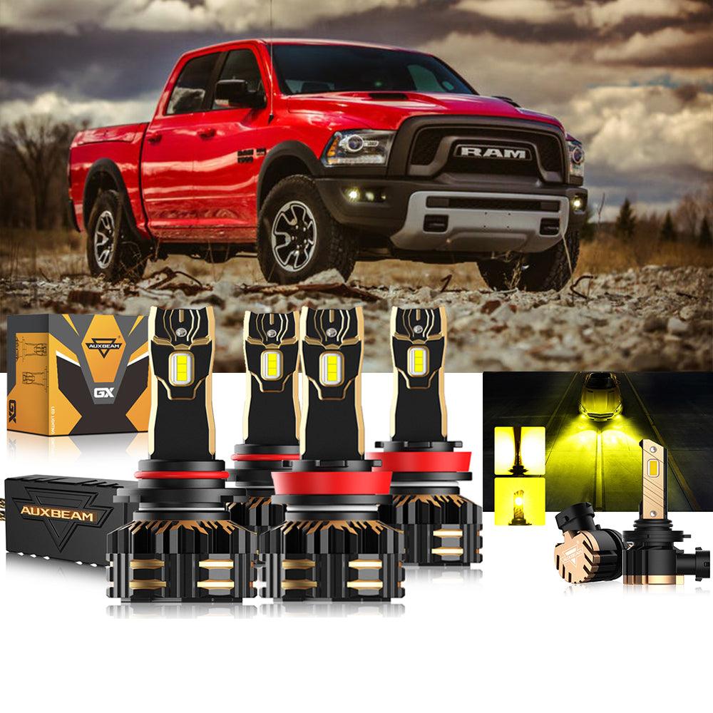For 2016-2017 Ram 1500 ( without projector-type headlights) 9005 H11 LED Headlight Bulbs Bundle