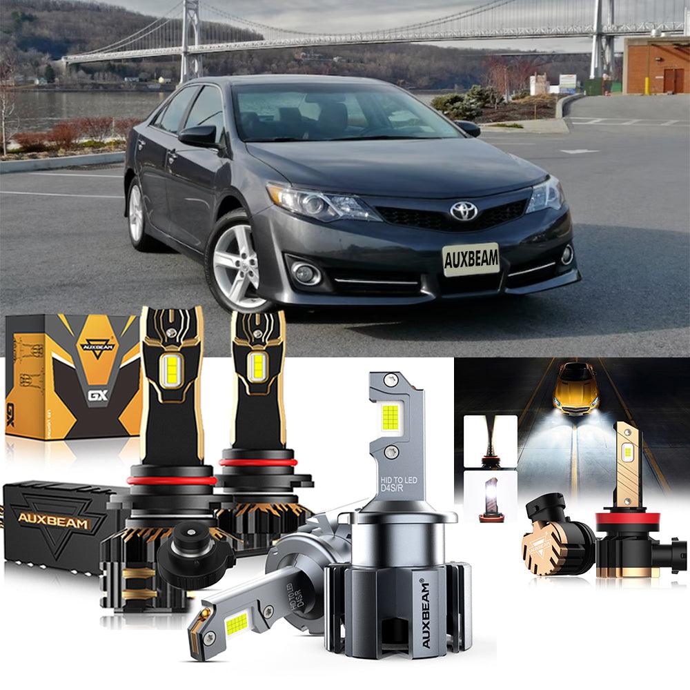 Para Toyota Camry 2012-2014 9005 D4S Paquete de bombillas LED para faros delanteros