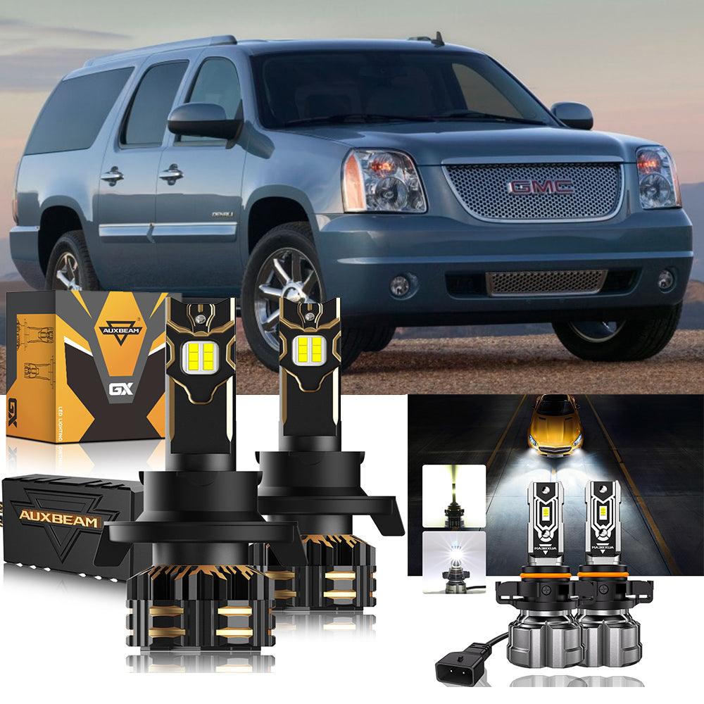 For 2007-2014 GMC Yukon XL 1500 H13 LED Headlight Bulbs Bundle