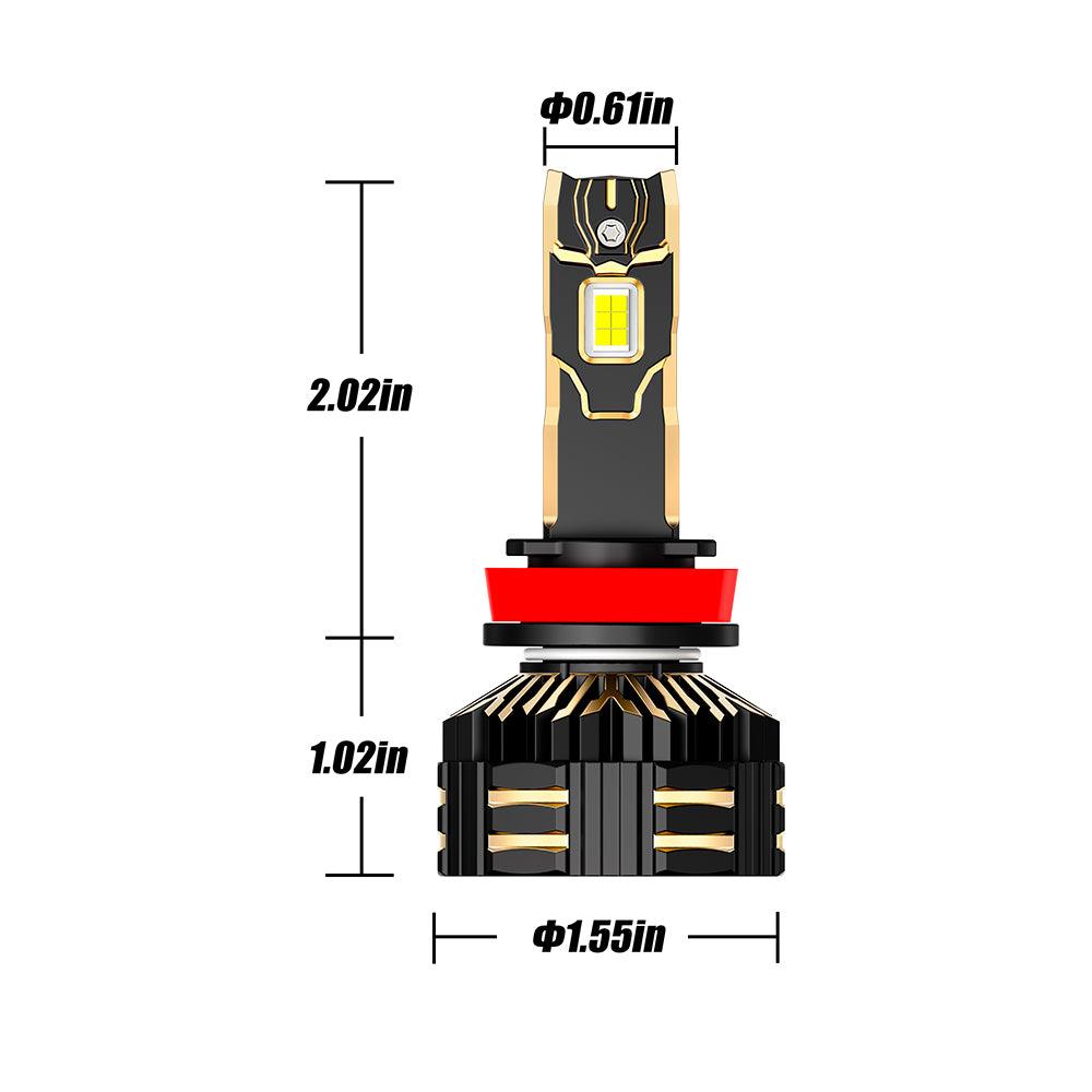 GX-ULTRA Series 40000LM 240W LED Headlight Bulbs 6500K Cool White