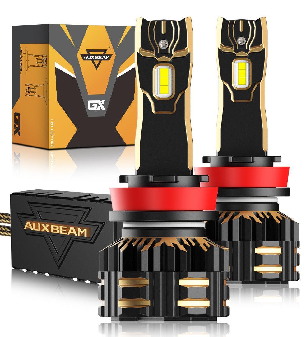 Bombillas LED para faros delanteros H11/H9/H8/H16JP 120W 25000LM Serie GX Más brillante 6500K Blanco frío | 2 bombillas
