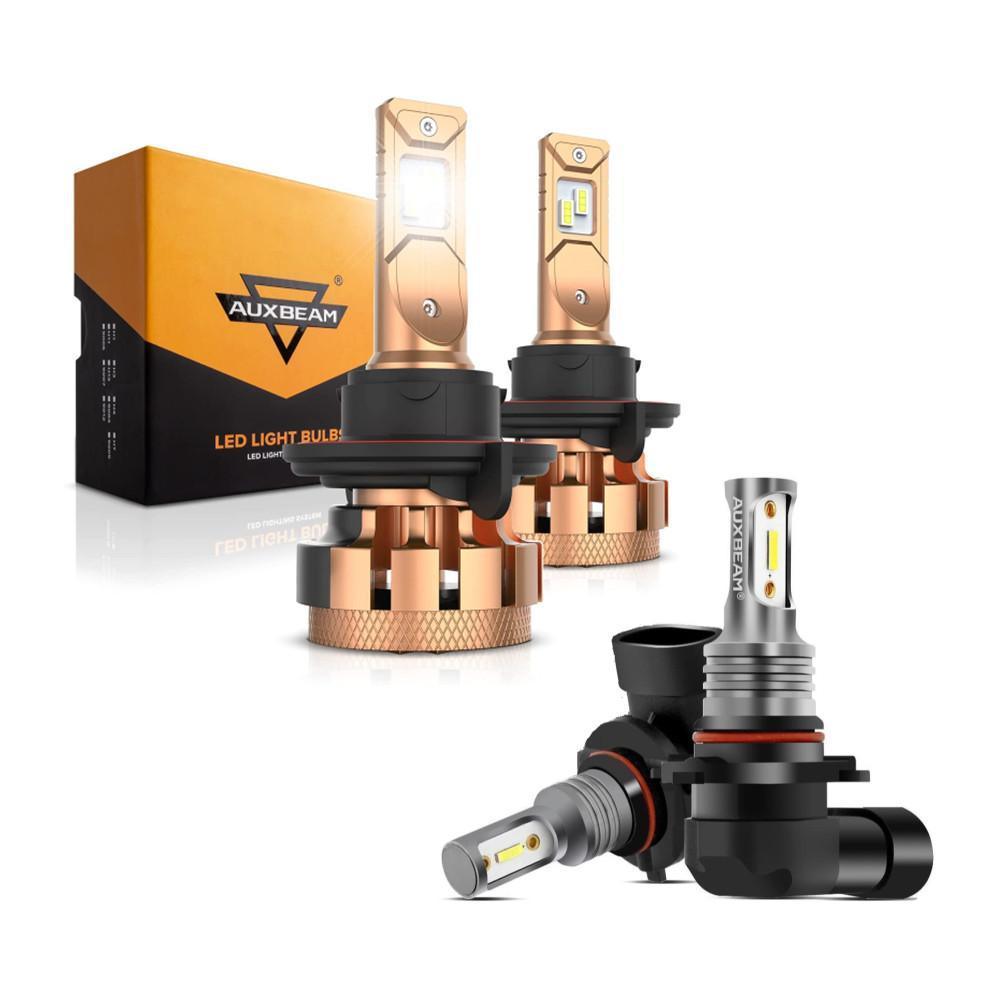 For 2005-2020 Ford F250 Super Duty F-16 Plus Series H13 Built-in Canbus Automotive Grade 14000LM LED Light Bulbs High Low Beam Bundle