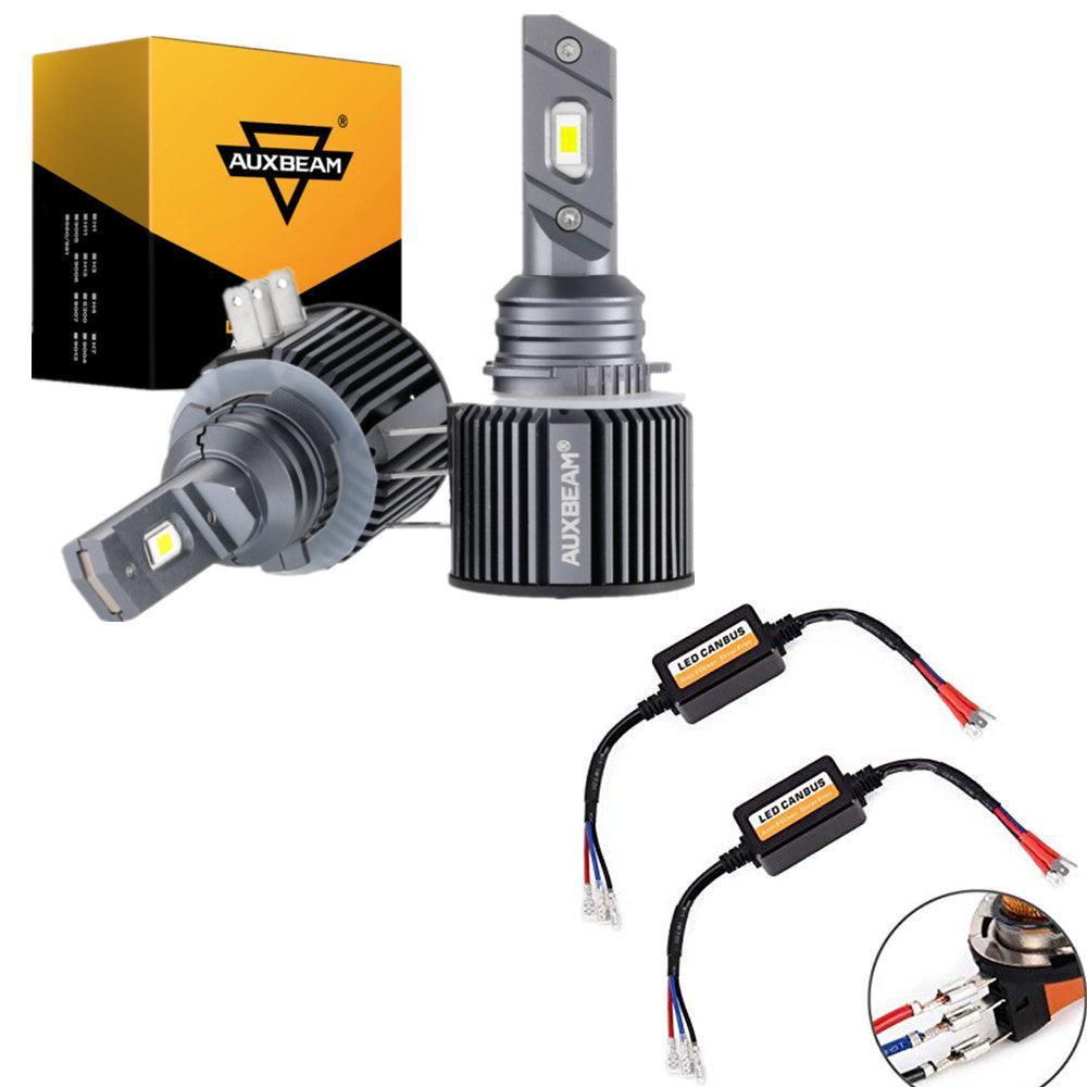 Bombillas de faros LED H15 70W 14000LM Luz De Carretera de circulación diurna 6500K blanco frío | 2 bombillas
