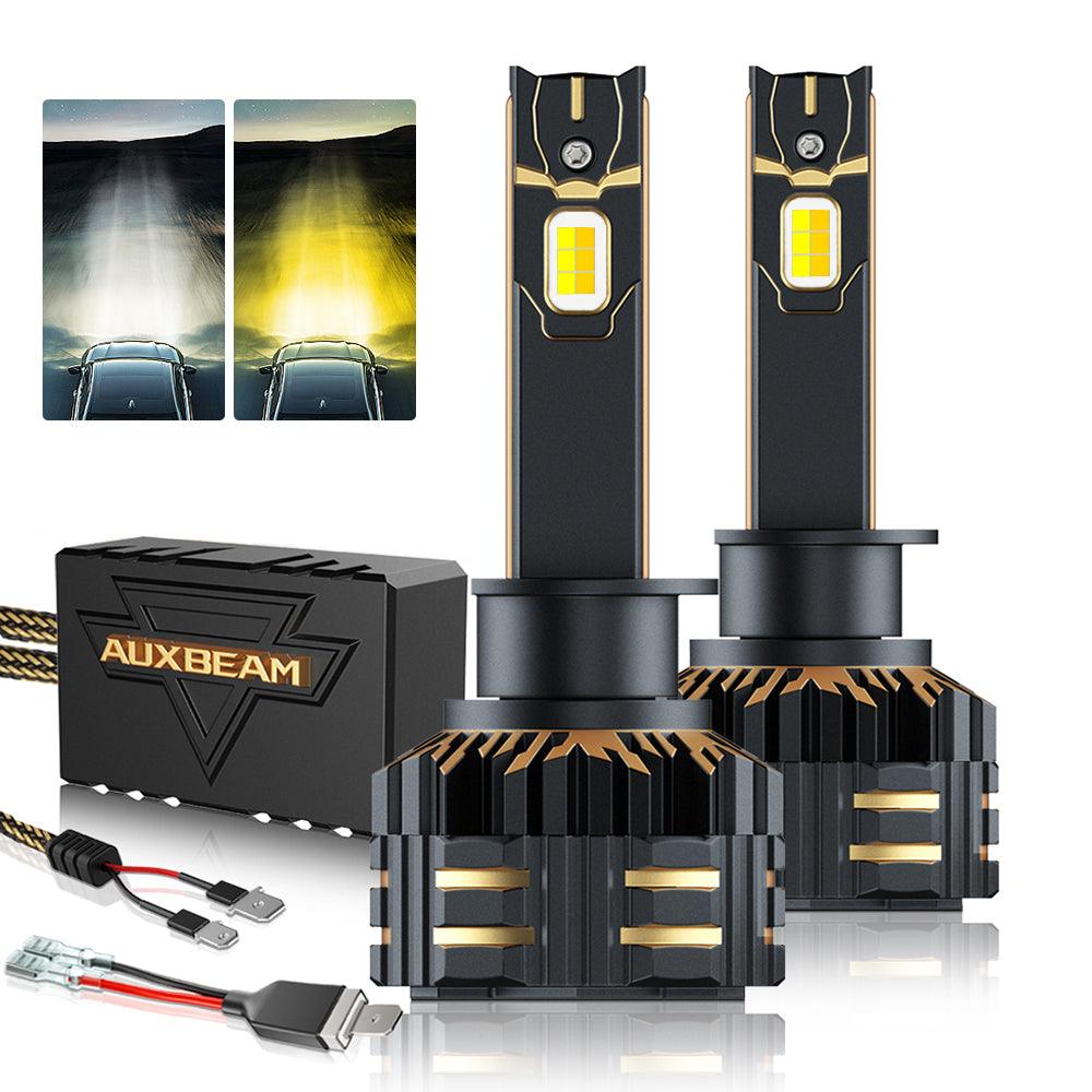 High Power & Brightness GX Bi-Color Series 25000LM 110W LED Headlight Bulbs Dual Color Switchback