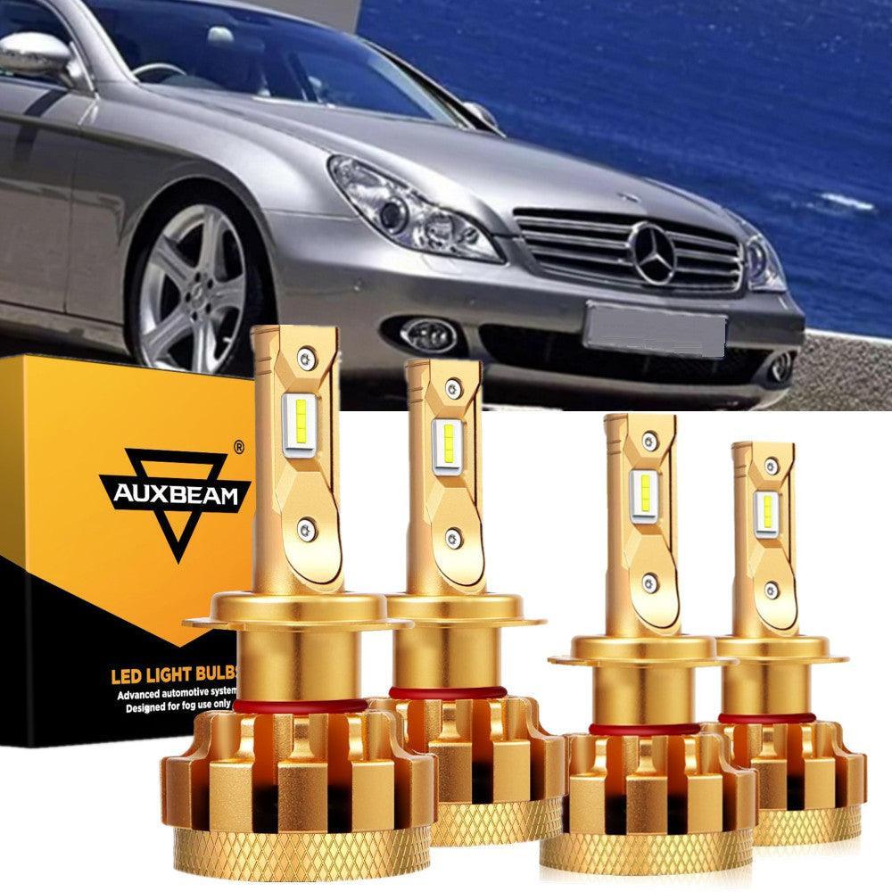 Para Mercedes-Benz CLS500 2006 con faros halógenos serie F-16 Plus bombillas LED Canbus integradas paquete de haz alto y bajo