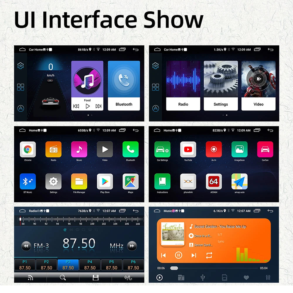 2 Din Car Radio Android11 Car Multimedia Player GPS WiFi Carplay For Volkswagen Skoda Octavia golf 5 6 touran passat polo Jetta