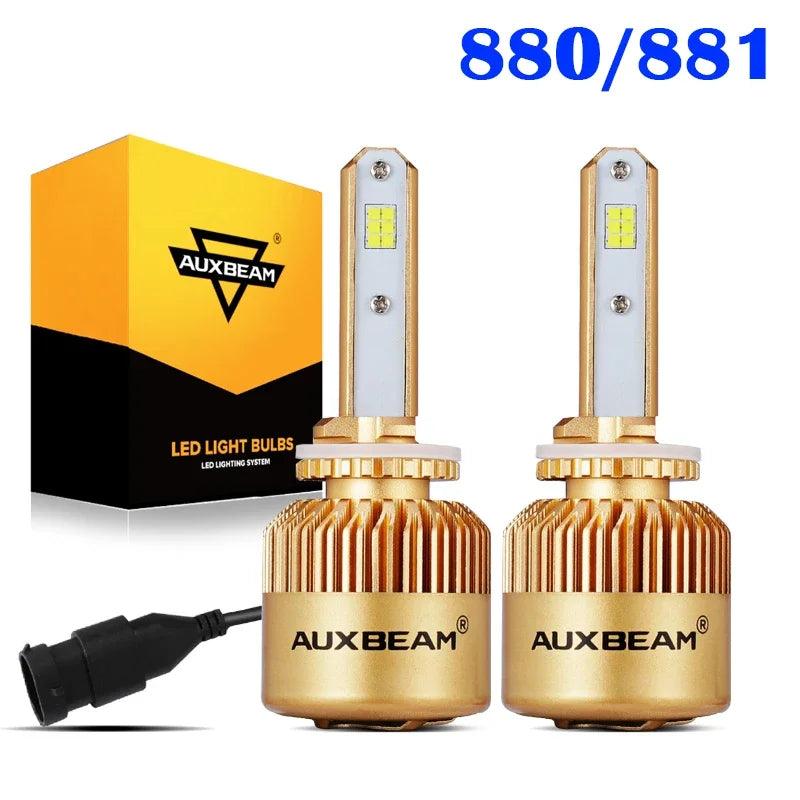 AUXBEAM 1pair 72W 8000LM CSP Car LED HeadLight Bulbs Fog Light 9003/H4/9007/9008/H13/H1/880/881