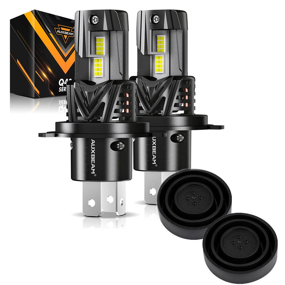 🆕H4/9003 LED Headlight Bulbs Q40 Series Ultra-High Brightness 120W 30000LM 6500K Cool White | 2 Bulbs