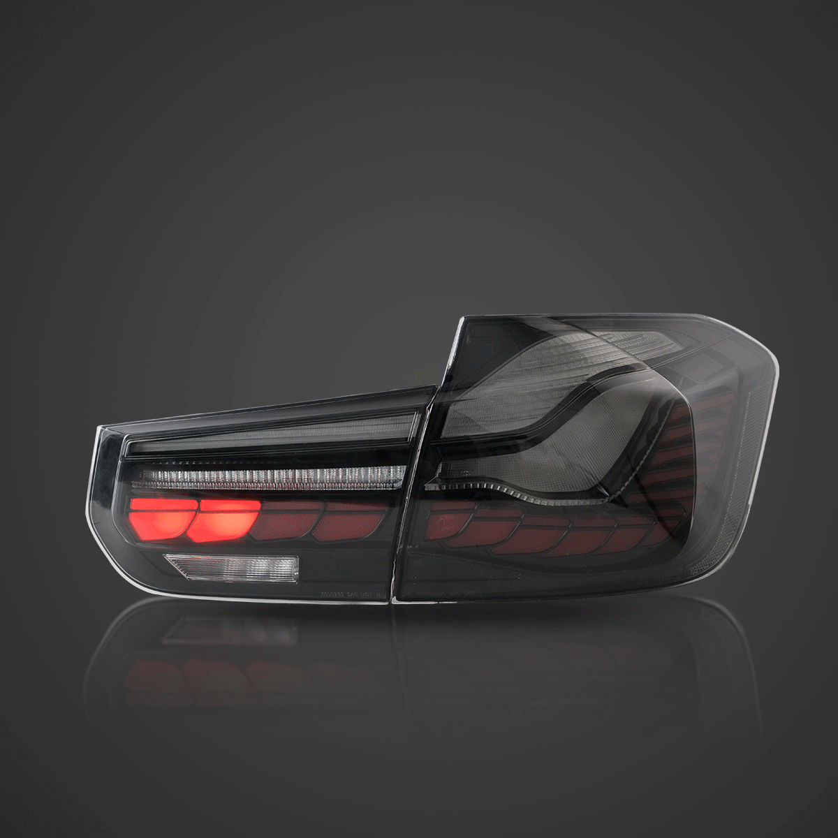 LED Tail Lights Assembly With Dynamic Welcome Light (GTS Style) For 2012-2019 BMW 3 Series 6th Gen (F30 F35 F80)