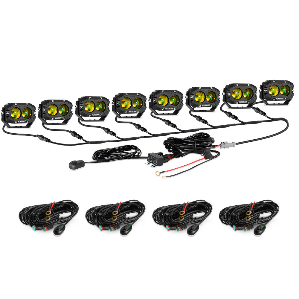 R4 Series | 4 Pouces 60W LED Pods Lumière Amber Spot