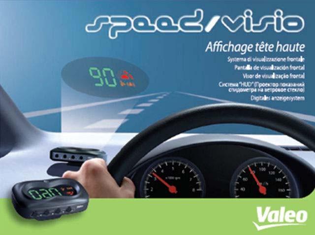 Speed/Visio® Valeo head-up display